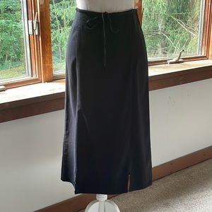 Vintage 80’s-90’s JM Studio Black Midi Skirt